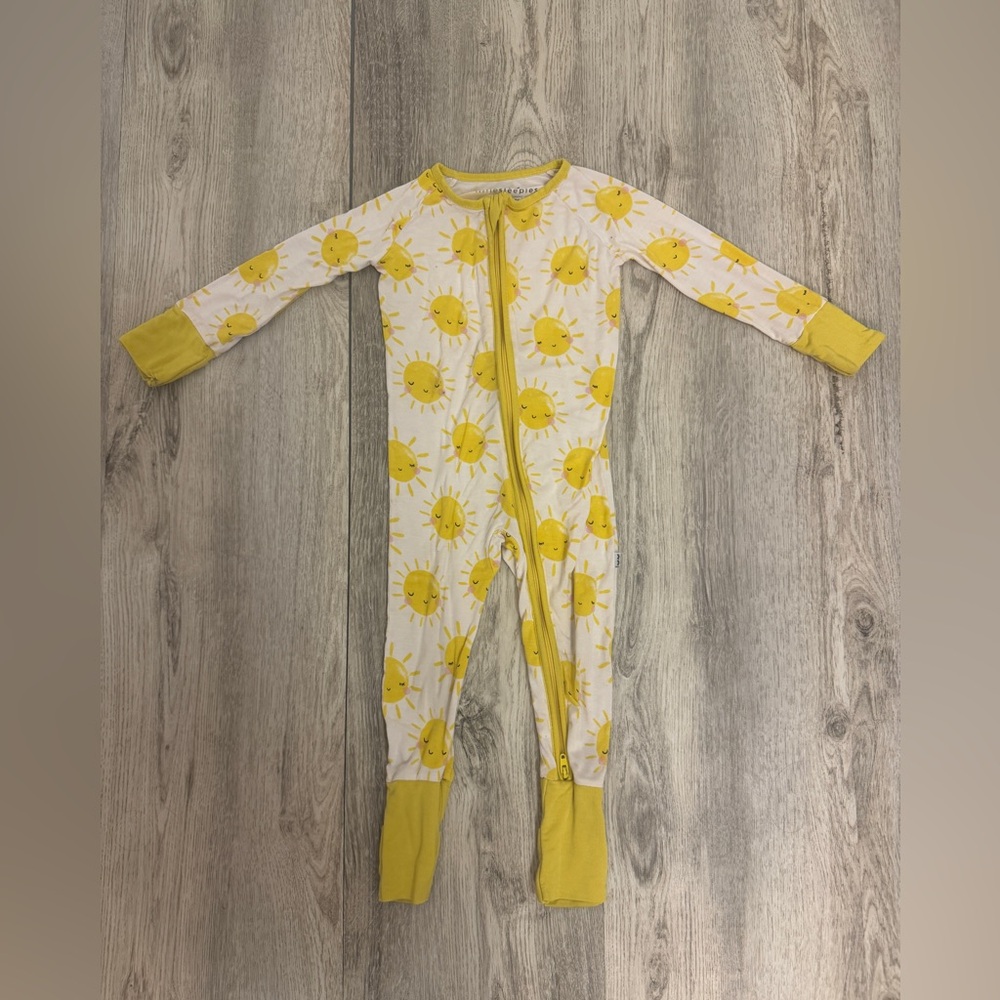 Little Sleepies Sunshine Yellow Kids Footie Pajamas